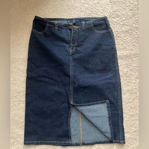 Womens Denim Pencil Skirt